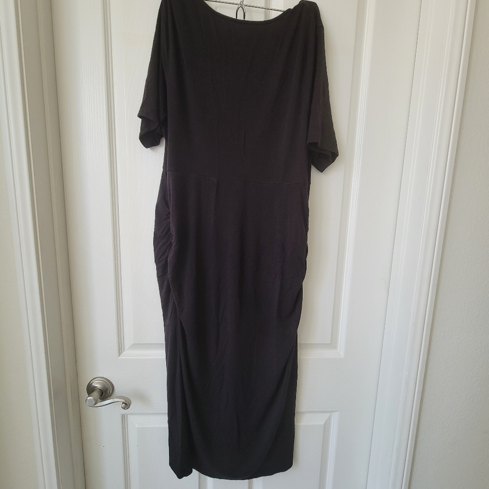 Liz Lange Maternity Women Black Casual Dress L Maternity - Picture 9 of 11
